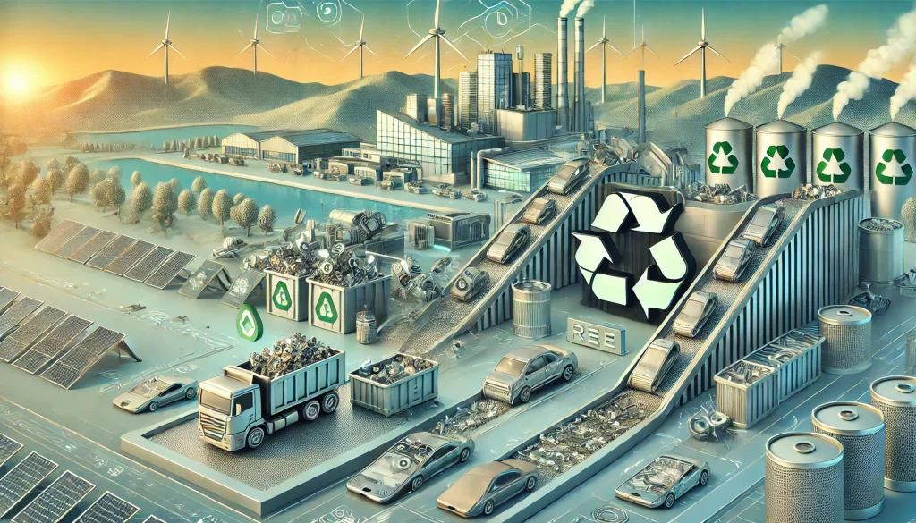 Can recycling rare earth elements (REEs) help secure a sustainable supply